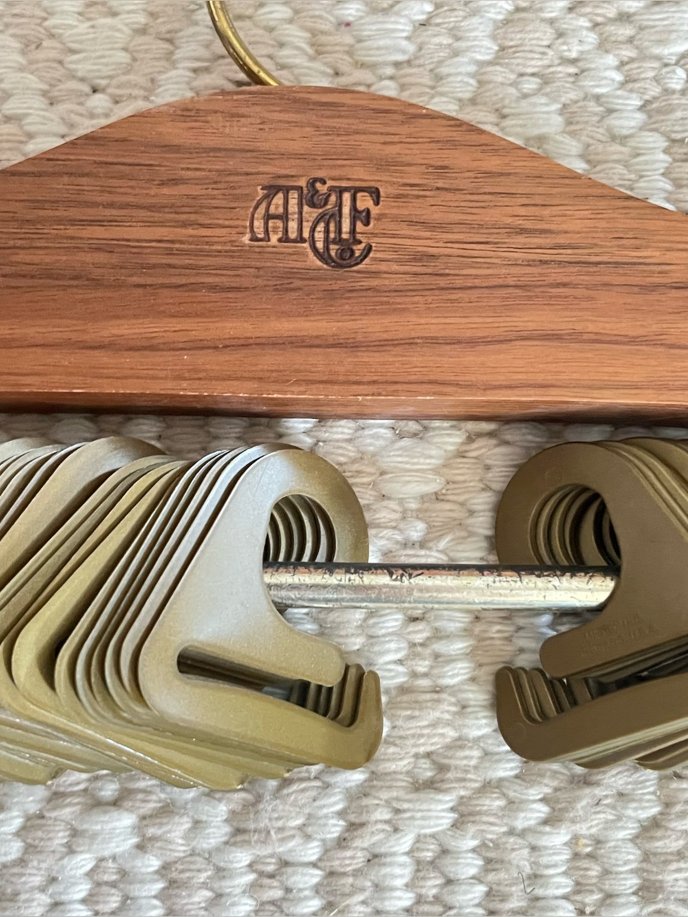Vintage Wooden Tie Hanger Rack - Picture 5 of 5